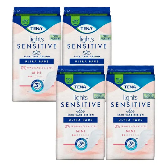 TENA Lights sensitive Mini Ultra 4 X 20 pezzi - consigliato per la menopausa