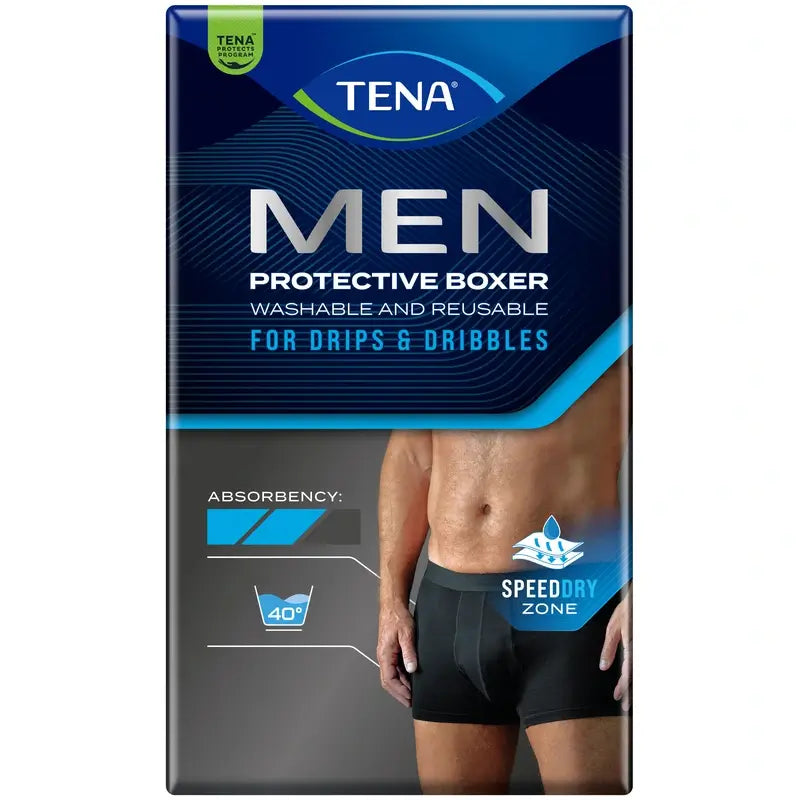 Tena Uomo Boxer lavabile nero L , 1 pz.