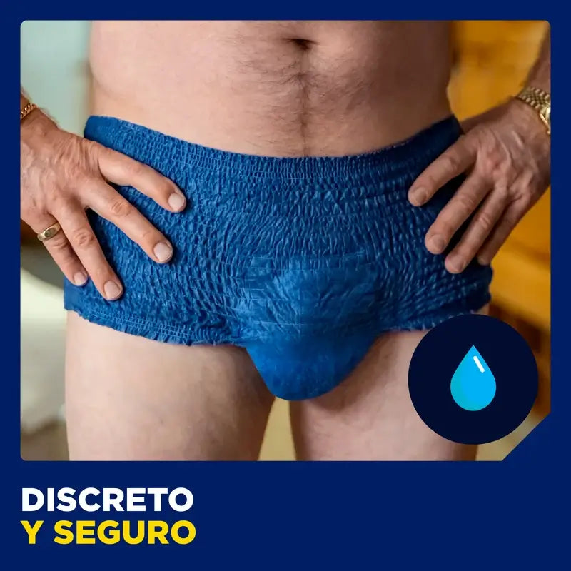 Tena Uomo Pantaloni attivi taglia S-M, 9 pezzi.