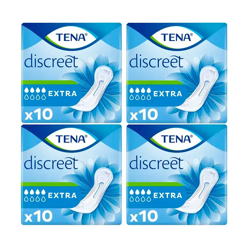 Tena Pack Discreet Extra Id, 4 X 10 unità