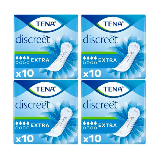Tena Pack Discreet Extra Id, 4 X 10 unità