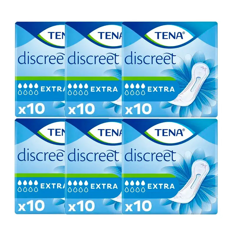 Tena Pack Discreet Extra Id, 6 X 10 pz.