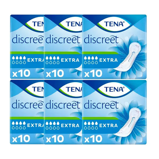 Tena Pack Discreet Extra Id, 6 X 10 pz.