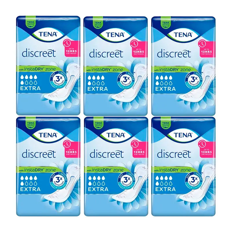 TENA Discreet Pack Extra Id, 6 X 20 pz.