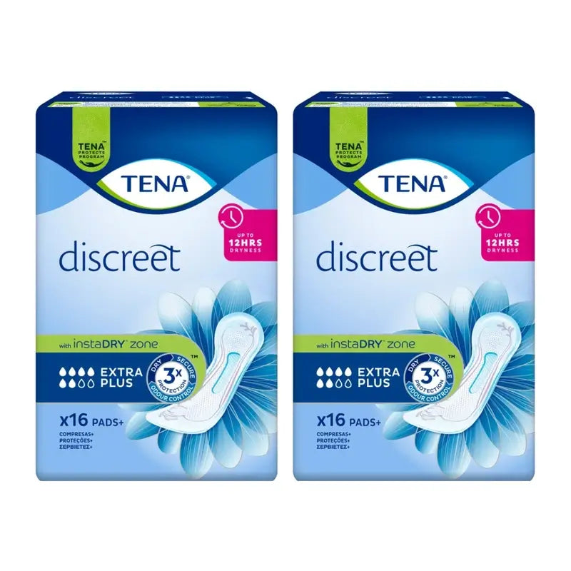 Tena Pack Discreet Extra Plus, 2 X 16 unità