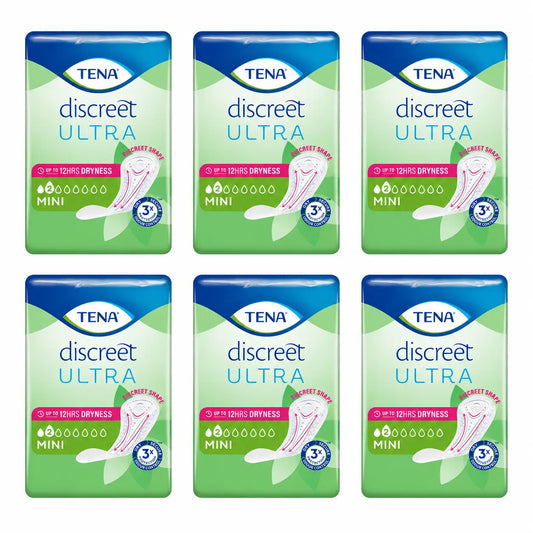 TENA Discreet Mini Pack, 6 X 20 pezzi.