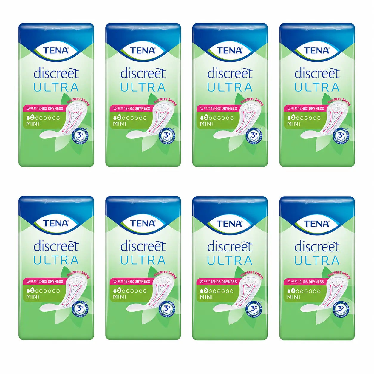 TENA Discreet Mini Pack, 8 X 20 pezzi.