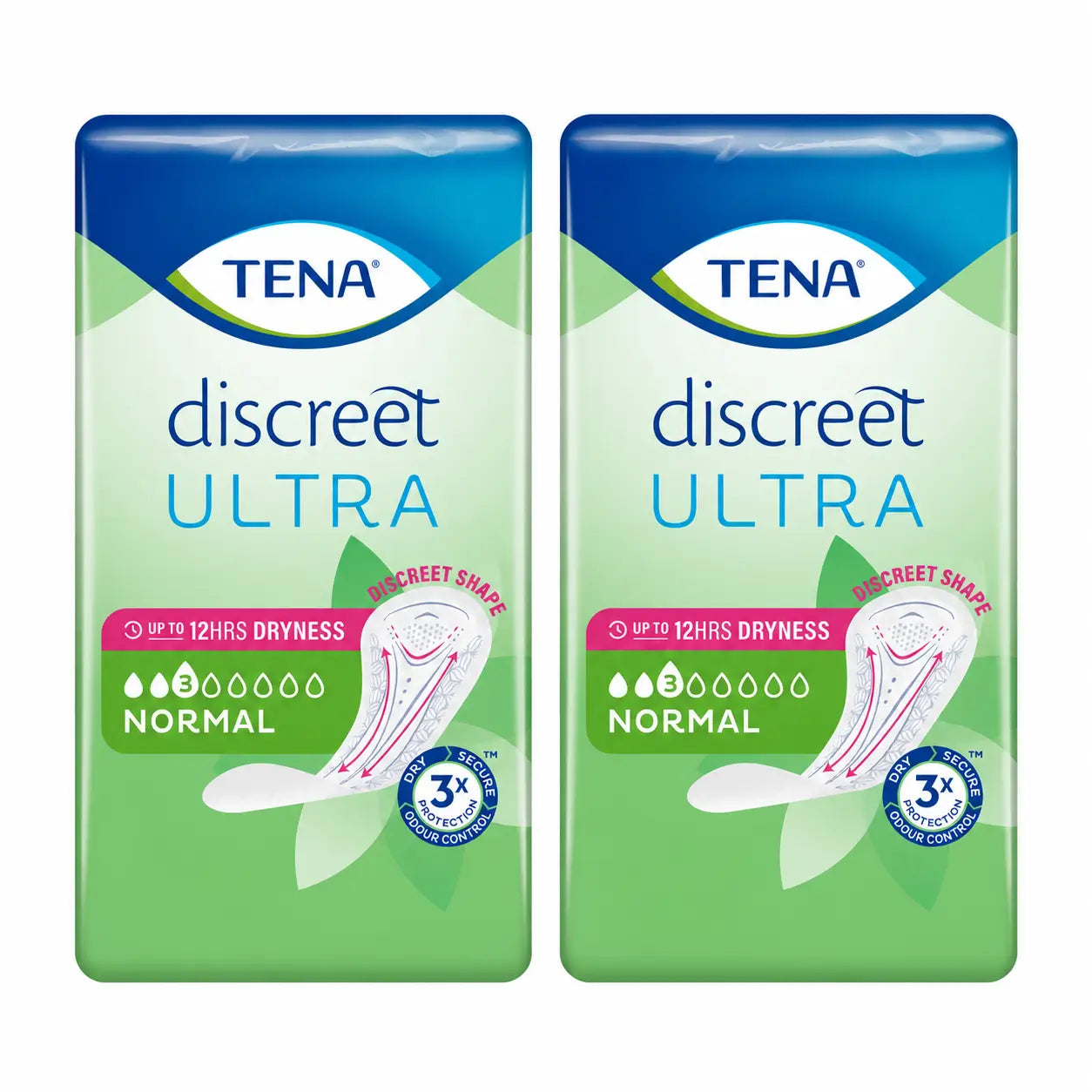 Tena Pack Discreet Normal Ultra, 2 X 16 unità