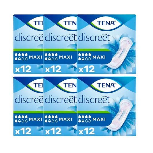 Tena Lady Pack Maxi Pads, 6 X 12 unità