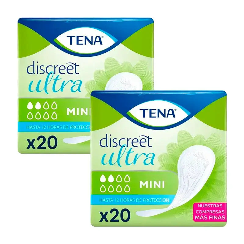 Tena Pack Lady Mini, 2 X 20 pezzi.