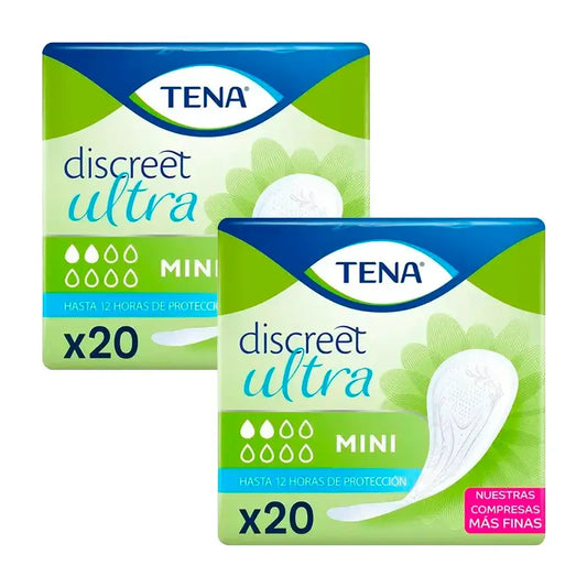 Tena Pack Lady Mini, 2 X 20 pezzi.