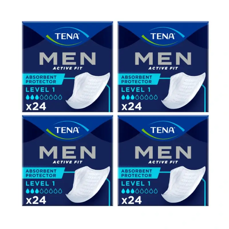 Tena Pack Uomo Livello 1, 4 X 24 Unità