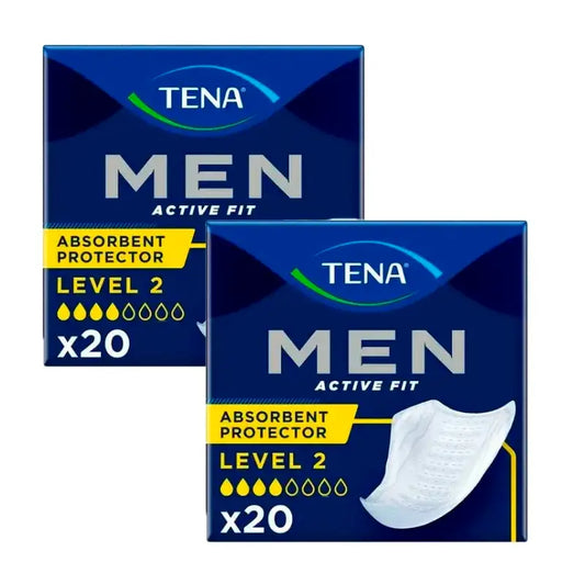 Tena Pack Uomo Livello 2, 2 X 20 Unità