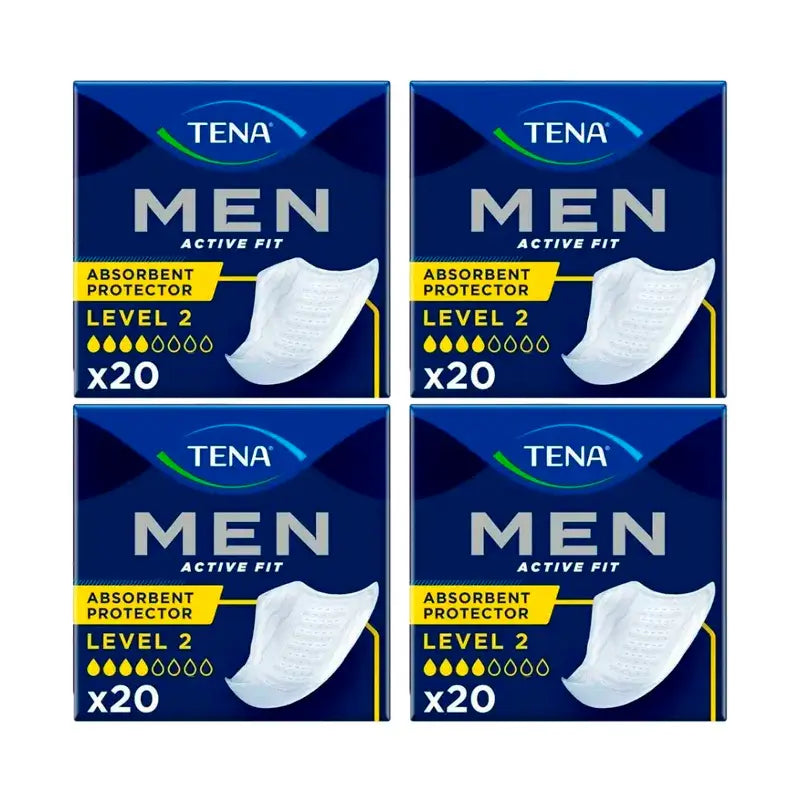 Tena Pack Uomo Livello 2, 4 X 20 Unità
