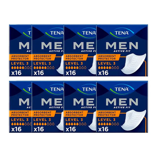 Tena Uomo Livello 3, Confezione 8x16 Unità