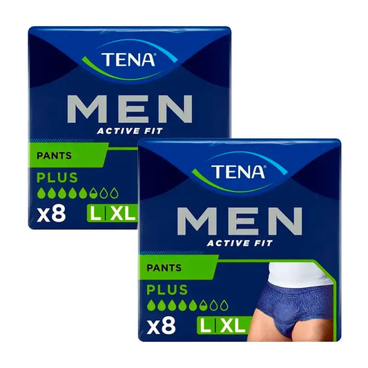 Tena Pack Uomo Pantaloni attivi taglia L-XL, 2 X 8 unità