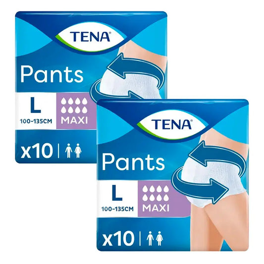 Tena Pack Pants Maxi taglia L, 2 X 10 pezzi.