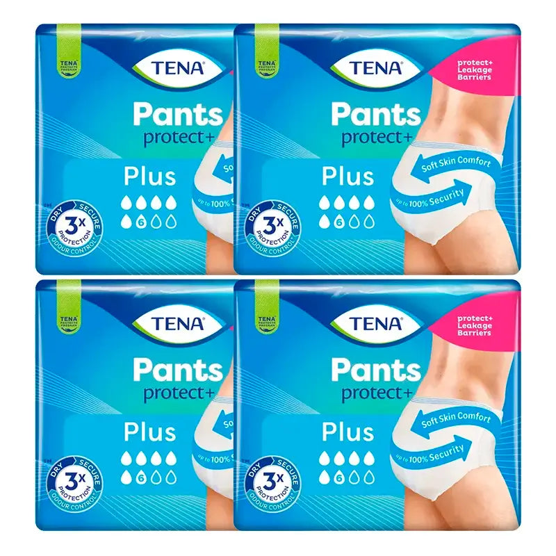 TENA Pack Pants Plus Size L, 4 X 14 Pz.