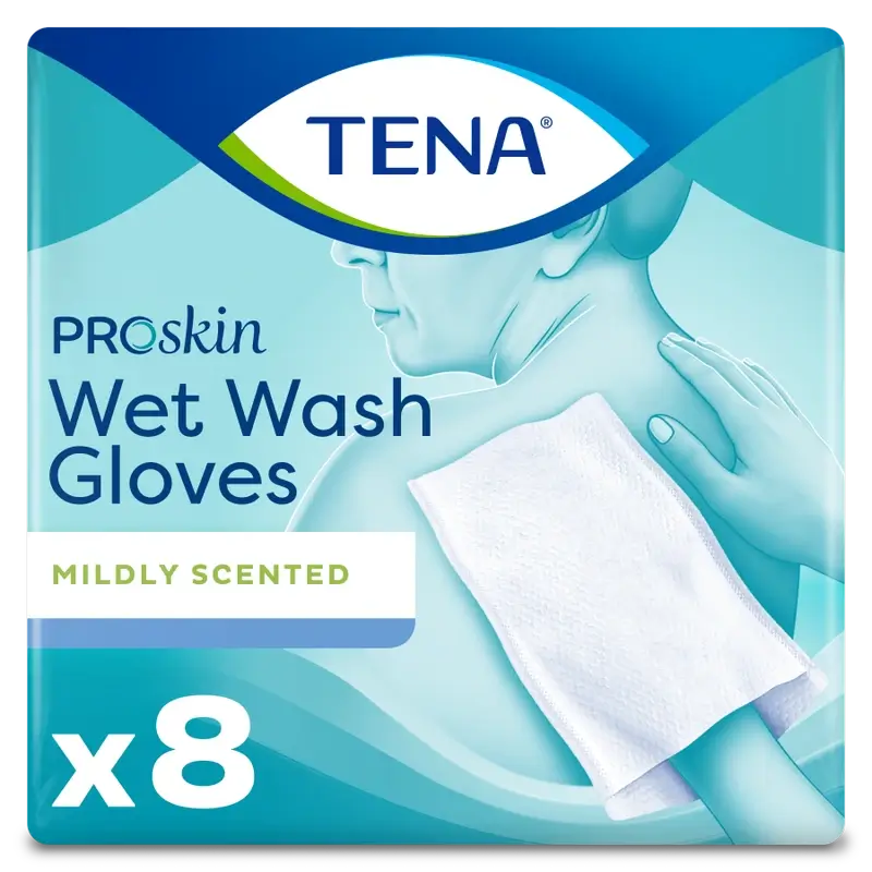 Tena Proskin, guanti umidi, 8 pezzi