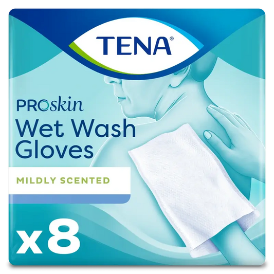 Tena Proskin, guanti umidi, 8 pezzi
