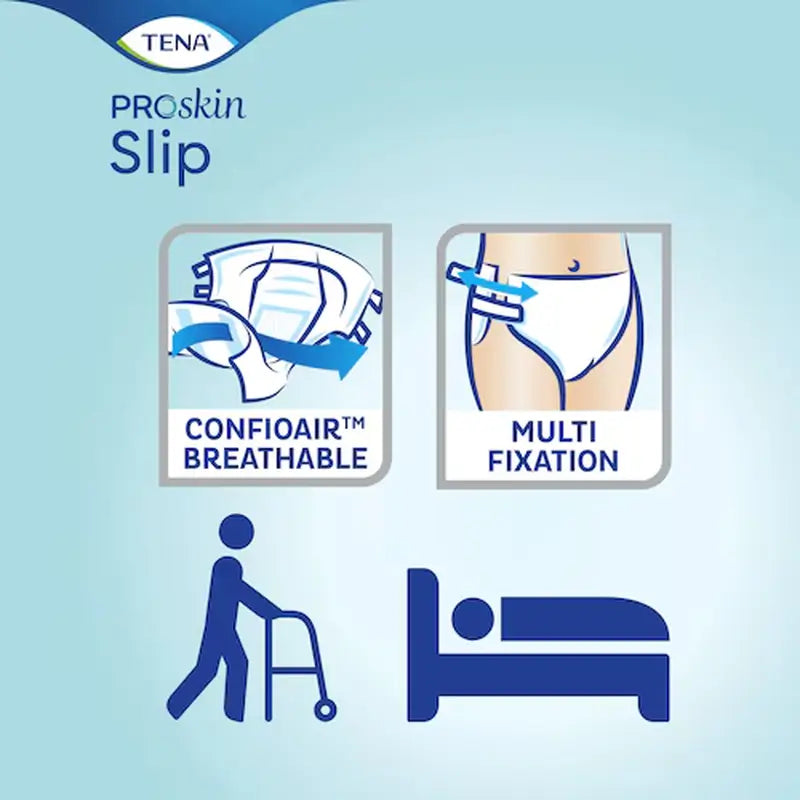 Tena Proskin Elastic Slip Large Super Night , 80 unità