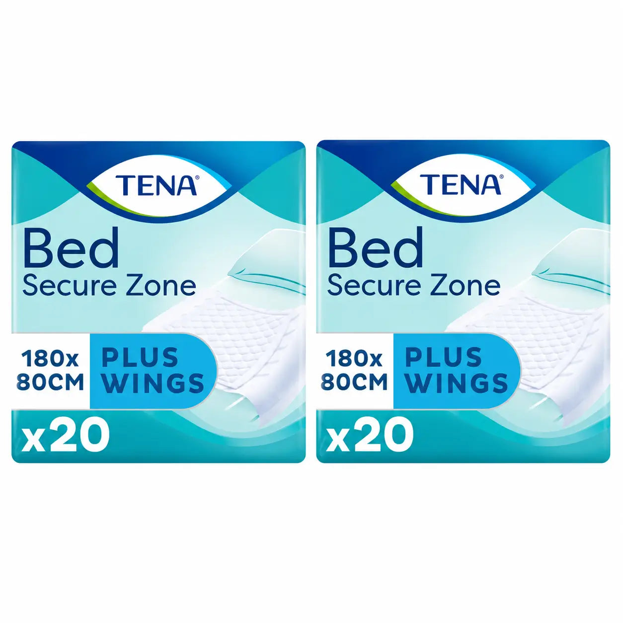 Tena Bed Protector Bed Plus 80 X 180, 20 pezzi, confezione 2