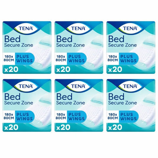 Tena Bed Protector Bed Plus 80 X 180, 20 pezzi, confezione da 6 pz.