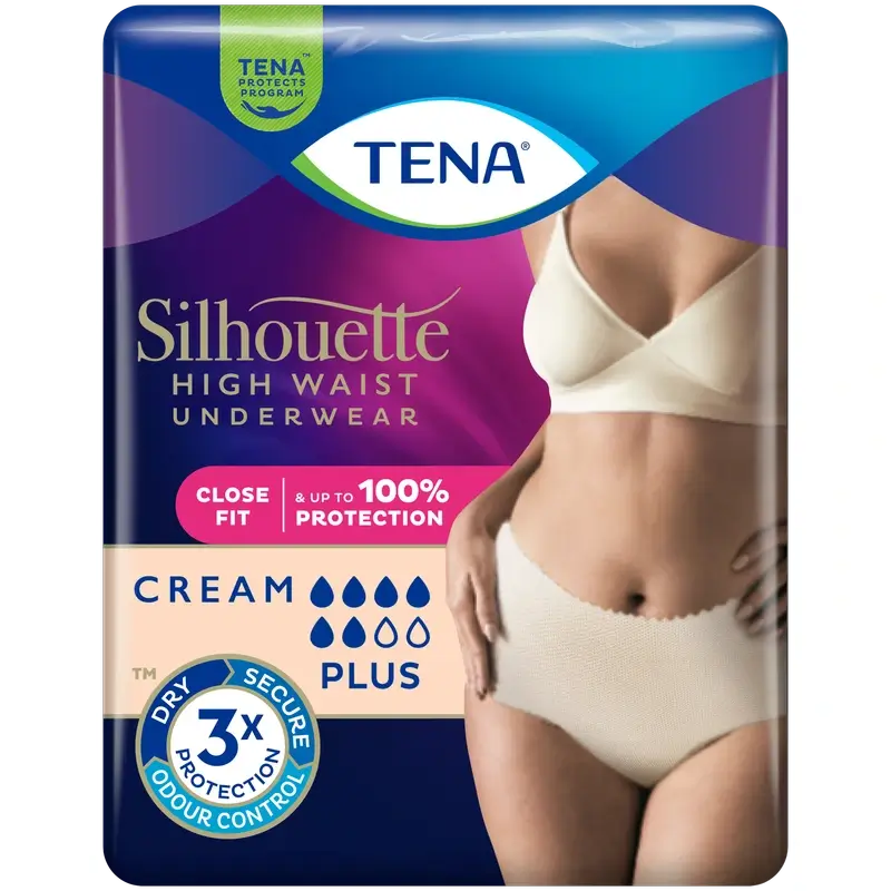 Tena Silhouette Grande Vita Alta Crema , 8 unità