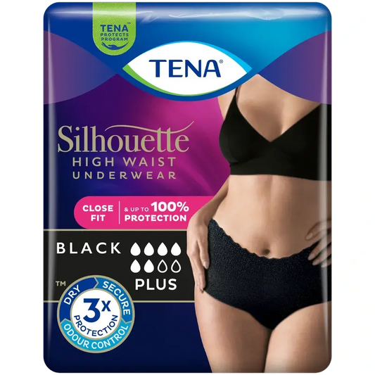 Tena Silhouette Night Plus a vita alta taglia L, 8 unità