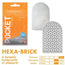 Tenga Hexa Brick Pocket Masturbator