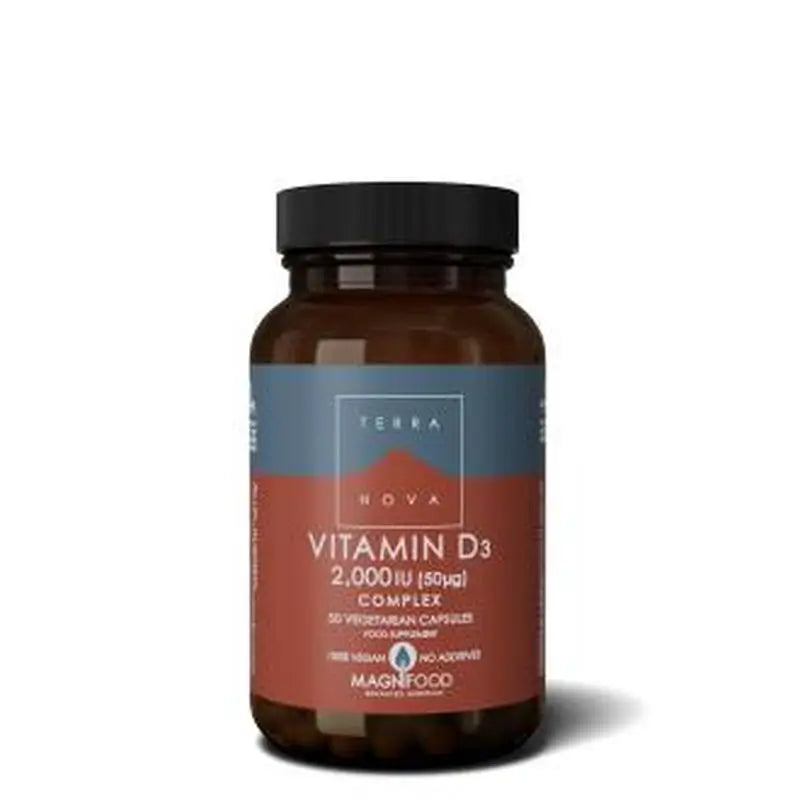 Terranova Vitamin D3 2000Ui 50Vcaps.
