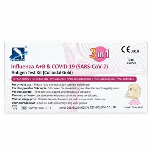 Test Duo-Antigene SARS-CoV-2 e Influenza A/B, 1 unità