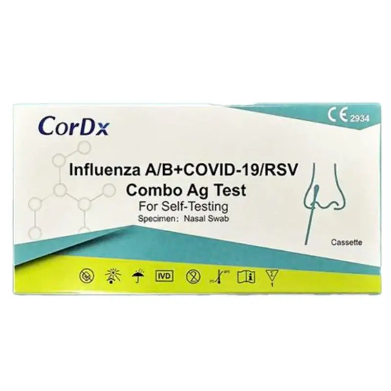 Test rapido combinato COVID-19, influenza A e B e RSV - 50 unità