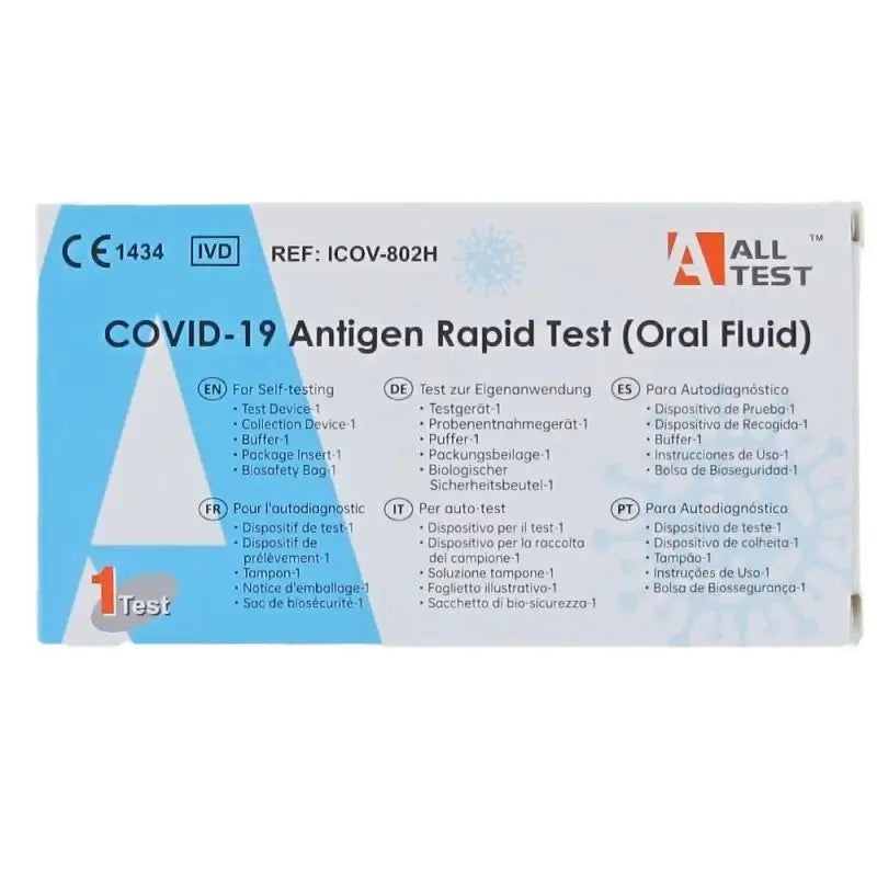 Covid-19 Test rapido dell'antigene salivare - 10 unità - Tutti i test