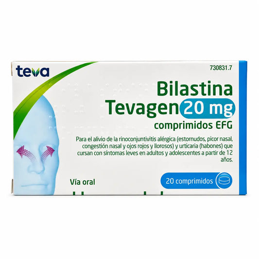 Bilastina Tevagen 20 Mg Efg, 20 compresse