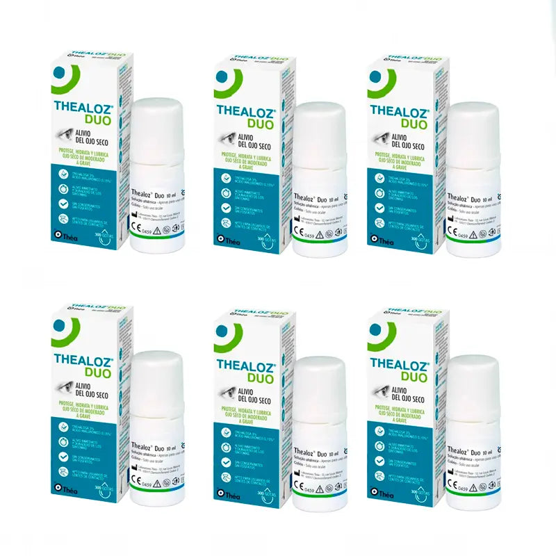 Thealoz Duo Gocce Oculari, 6 x 10 Ml