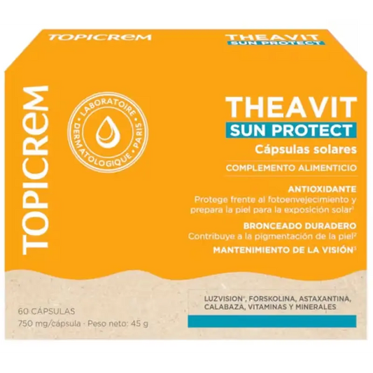 Topicrem Theavit Protezione solare, 60 Capsule
