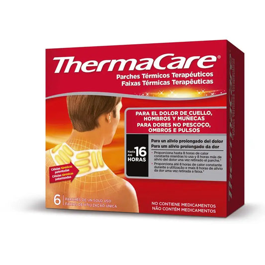 Toppa termica Thermacare per collo, spalla e polso, 6 pezzi.