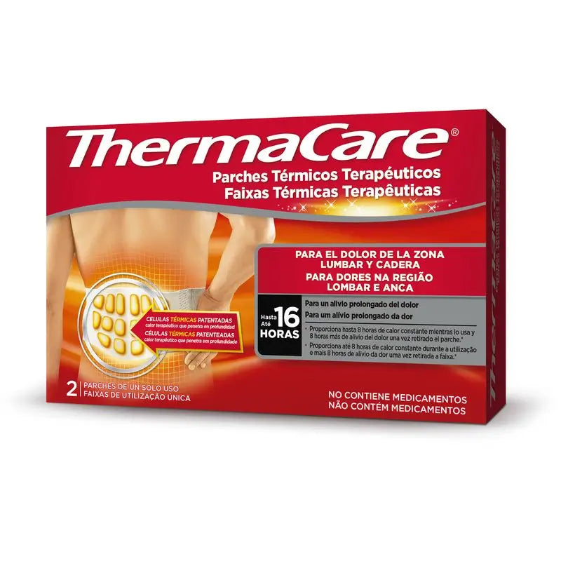 Cuscino di riscaldamento lombare Thermacare, 2 pezzi.