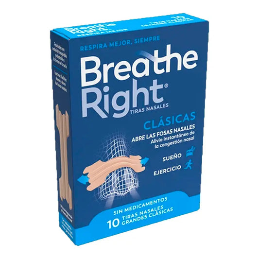 Breathe Right Strisce nasali grandi 10 pezzi