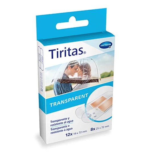 Transparent Plasters Assortment 2 Sizes 20 pcs.