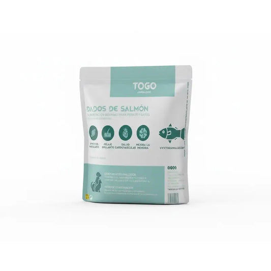 Snack di salmone a cubetti Togo, 60 grammi