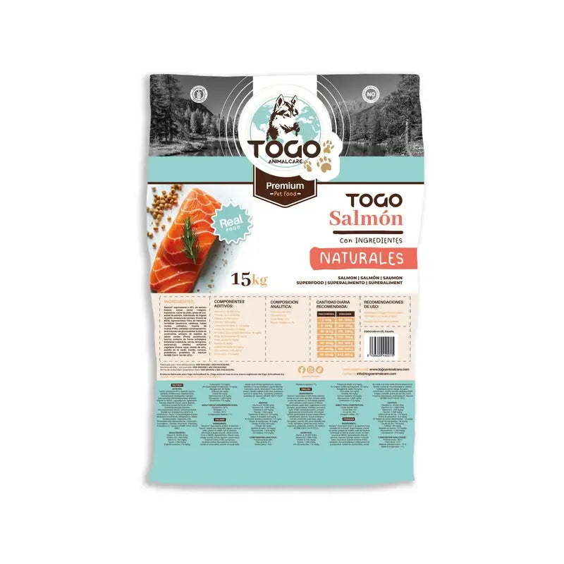 Salmone Togo Mangime secco, 15 kg