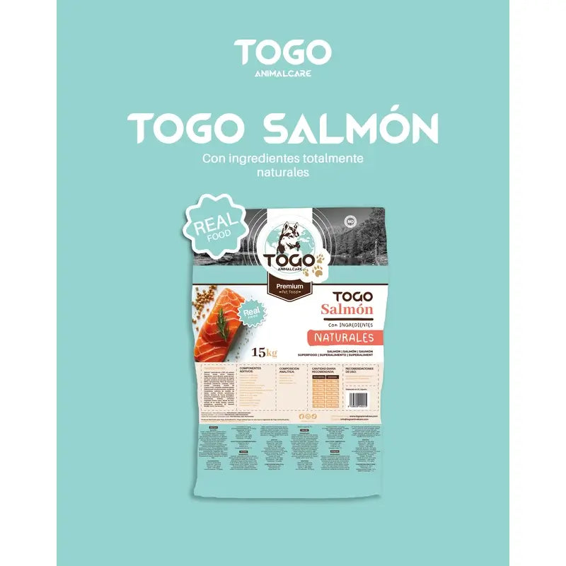 Salmone Togo Mangime secco, 15 kg