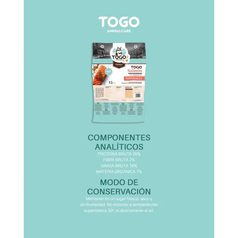 Salmone Togo Mangime secco, 15 kg