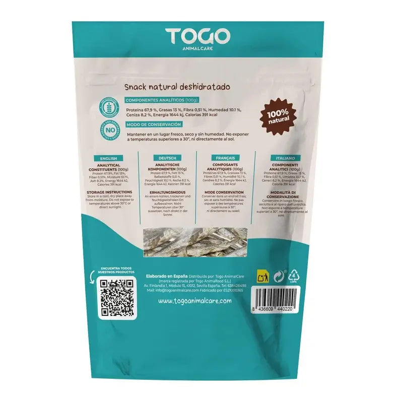 Togo Snack Acciughe secche naturali, 1 pz.