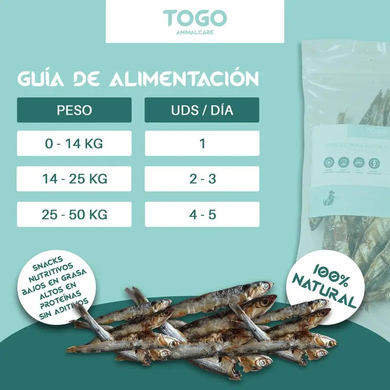 Togo Snack Acciughe secche naturali, 1 pz.