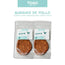 Togo Snack Natural Burger Chicken, confezione da 2 pezzi.