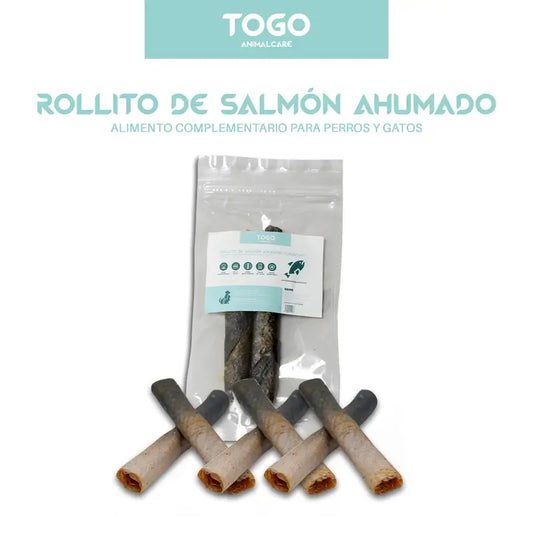 Togo Snack Rotoli di salmone naturale, 1 pz.