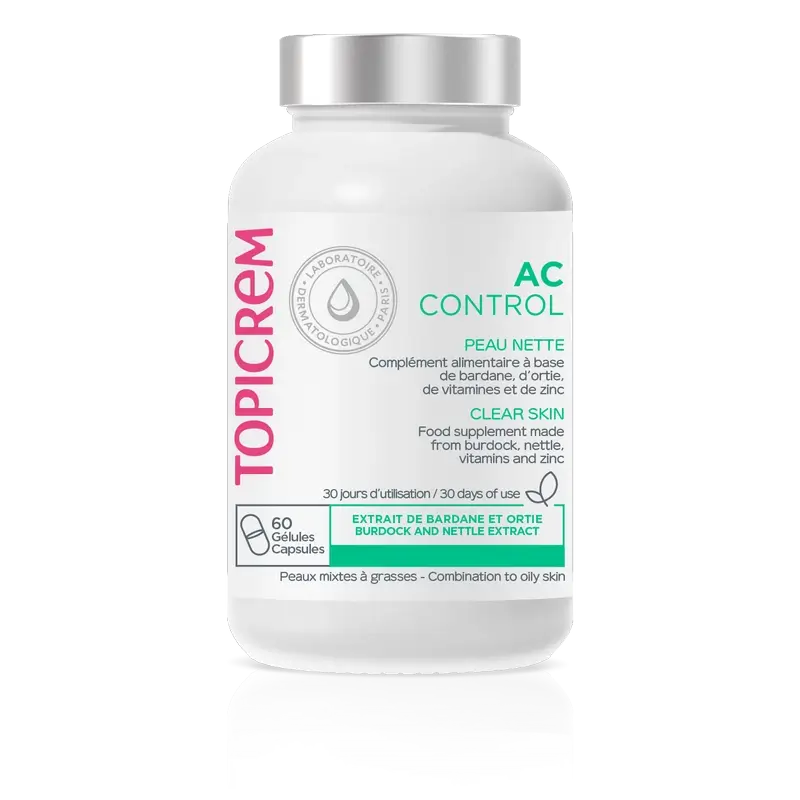 Topicrem Ac Control Pelle pulita, 60 capsule